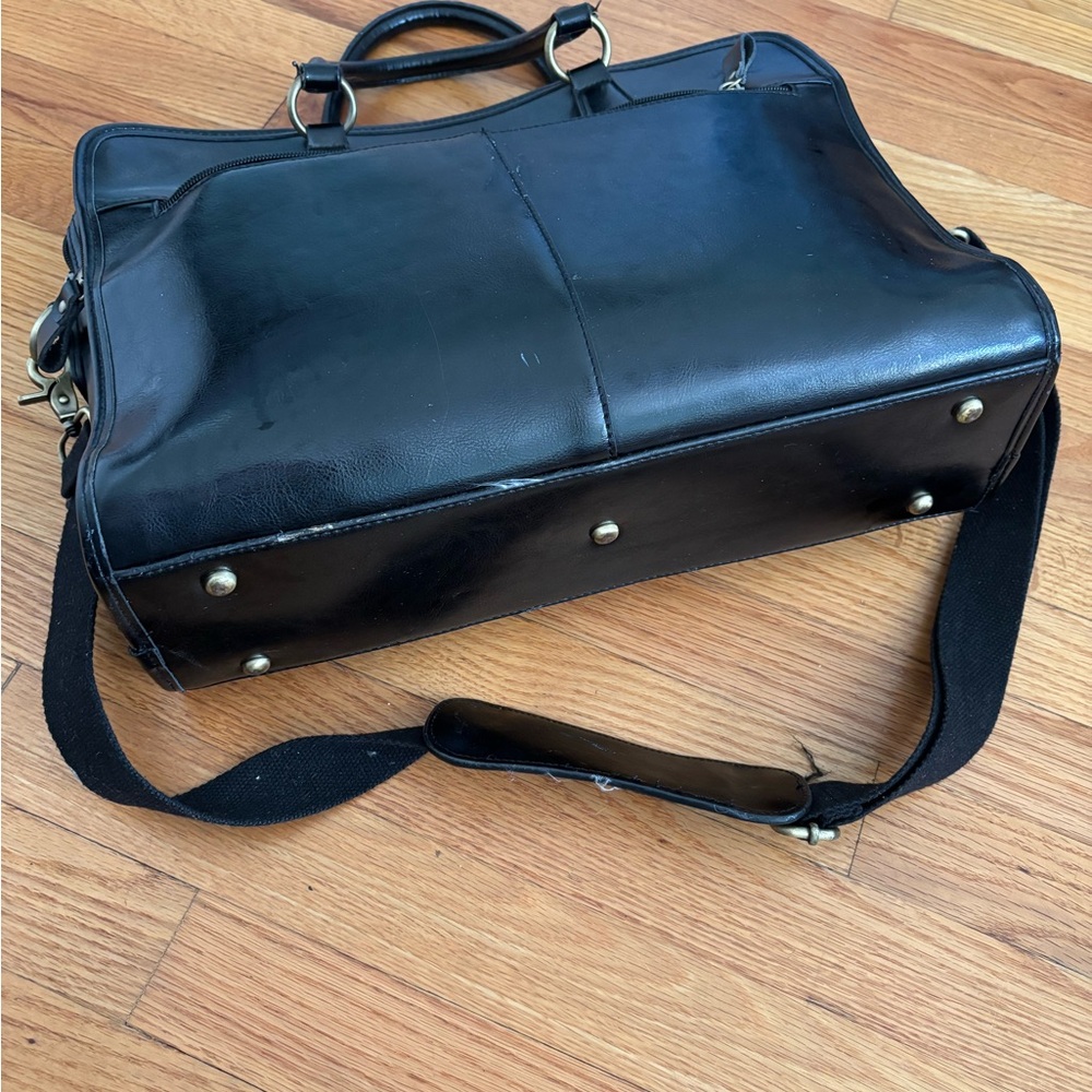 Kattee Black Leather Men's Bag